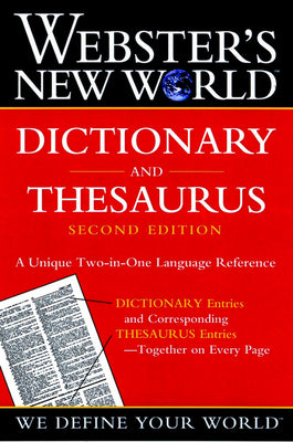 Webster's New World Dictionary and Thesaurus, (Paper Edition)