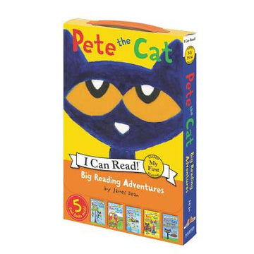 Pete the Cat: Big Reading Adventures: A Box of 5 Groovy Books