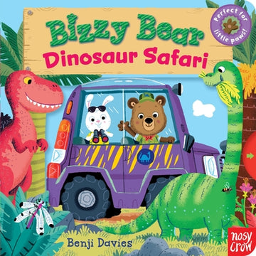 Bizzy Bear: Dinosaur Safari: (Interactive Prehistoric Dinosaur Board Book for Toddlers - With Sturdy Tabs and Slides to Push and Pull)