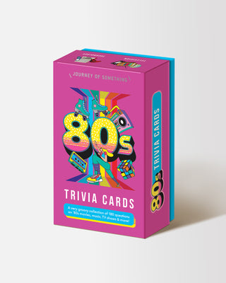 80s Trivia Card Game - Fun Adult Party Game