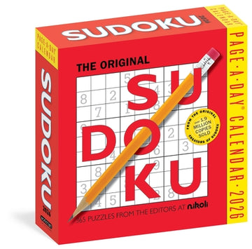 Original Sudoku Page-A-Day(r) Calendar 2026: 365 Puzzles from the Editors at Nikoli
