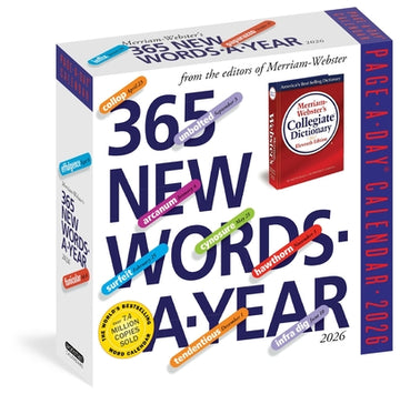 365 New Words-A-Year Page-A-Day(r) Calendar 2026: From the Editors of Merriam-Webster