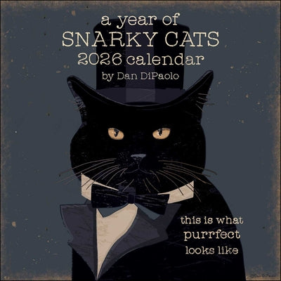 A Year of Snarky Cats 2026 Wall Calendar