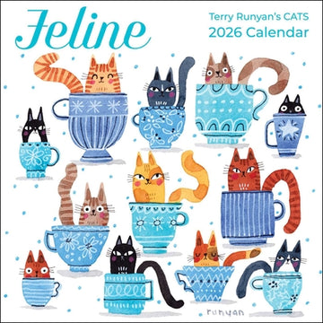 Feline 2026 Wall Calendar: Terry Runyan's Cats