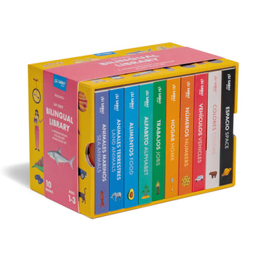 My First Bilingual Library: A Spanish-English Vocabulary Board Book Set of Colors, Numbers, Animals, Abcs, and More