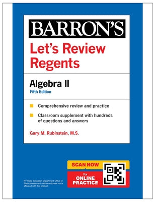 Let's Review Regents: Algebra II, Fifth Edition (Barron's New York Regents)